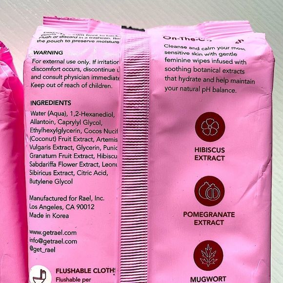 Set of 3 SEALED, Flushable, PH Balanced, Feminine Wipes for natural freshness! - Picture 4 of 5